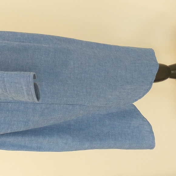 H&M Linen-Blend Shirt Dress Size XS - Picture 5 of 9